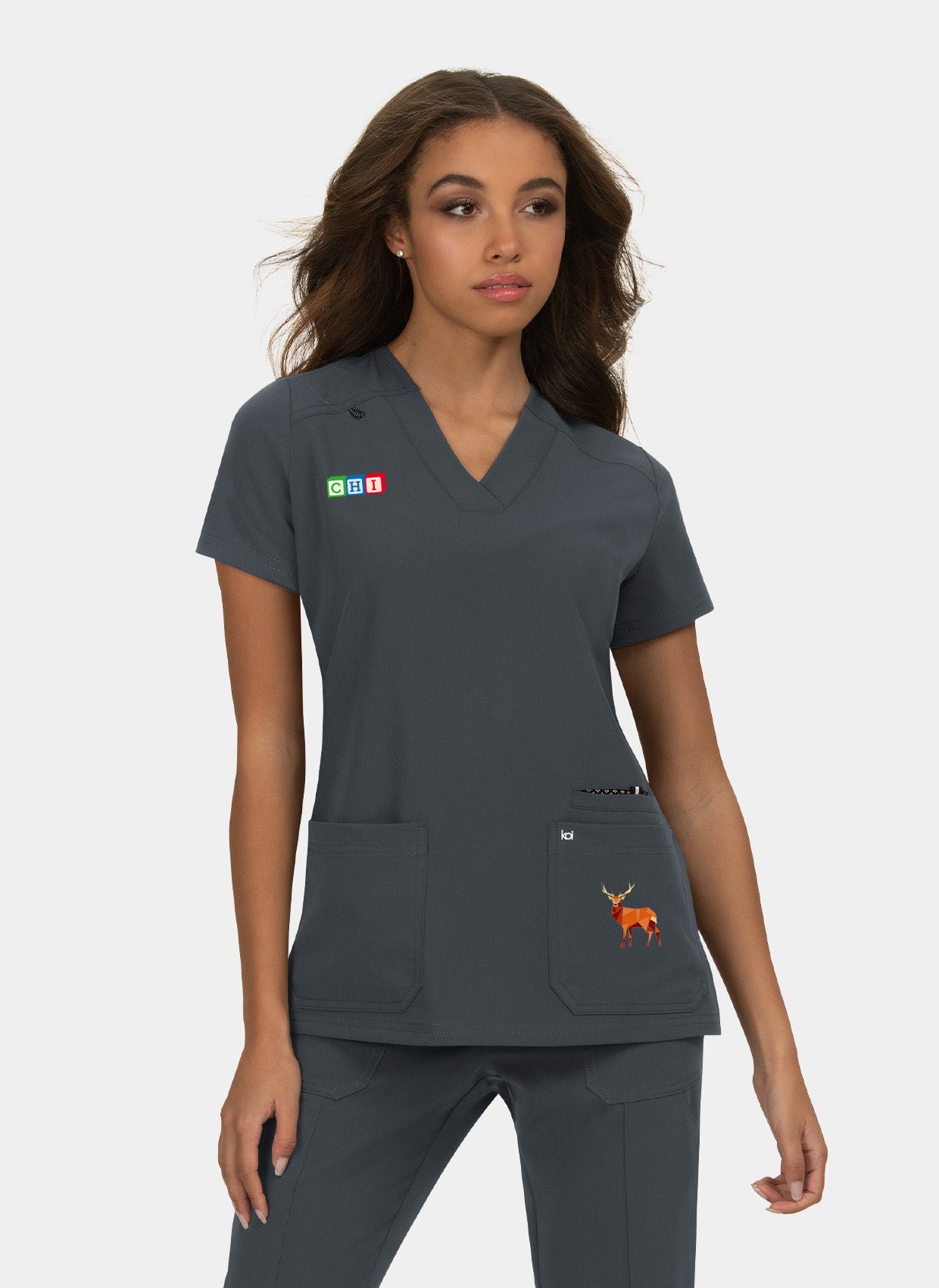 CHI CNM3 - Koi Next Gen Hustle And Heart Scrub Top
