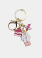 keychain medical the med life keychain pink