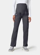 Cherokee Maternity Scrub Trousers WWE155 - Pewter - Front facing