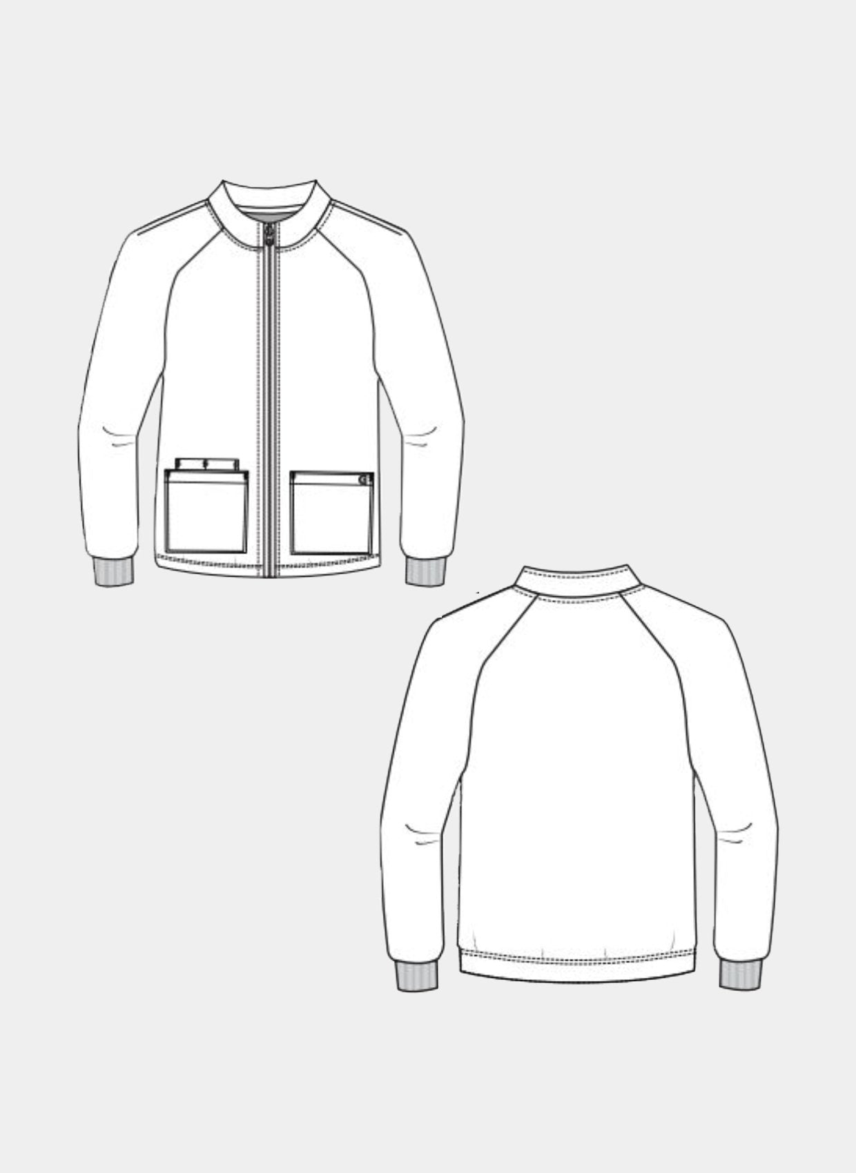 mens jacket koi cureology alpha sketch