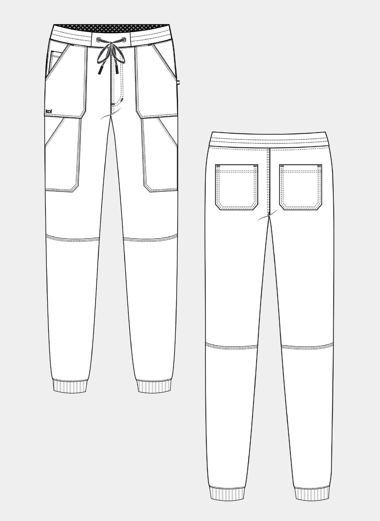 mens scrub trousers koi next gen day to night sketch