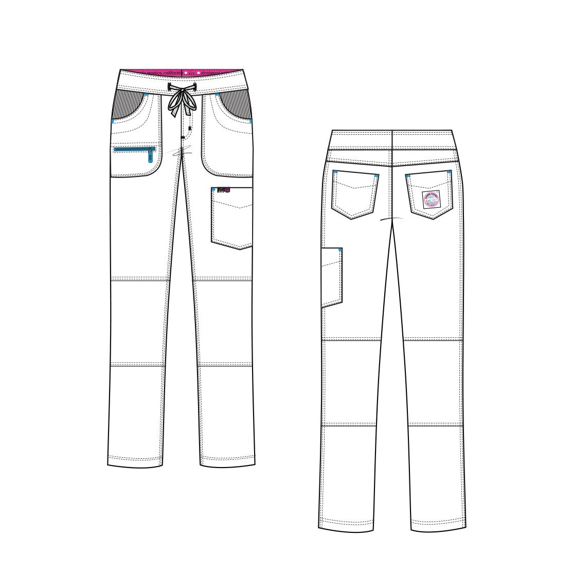 Koi Lite Women's Peace Scrub Trousers - French Lavender - SALE
