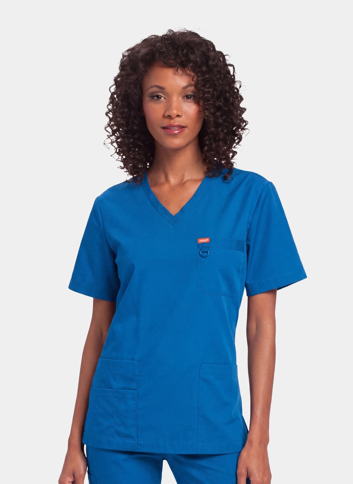 unisex-orange-standard-balboa-scrub-top-back-royal6