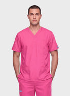 unisex-scrub-top-cherokee-originals-4700-shocking-pink3