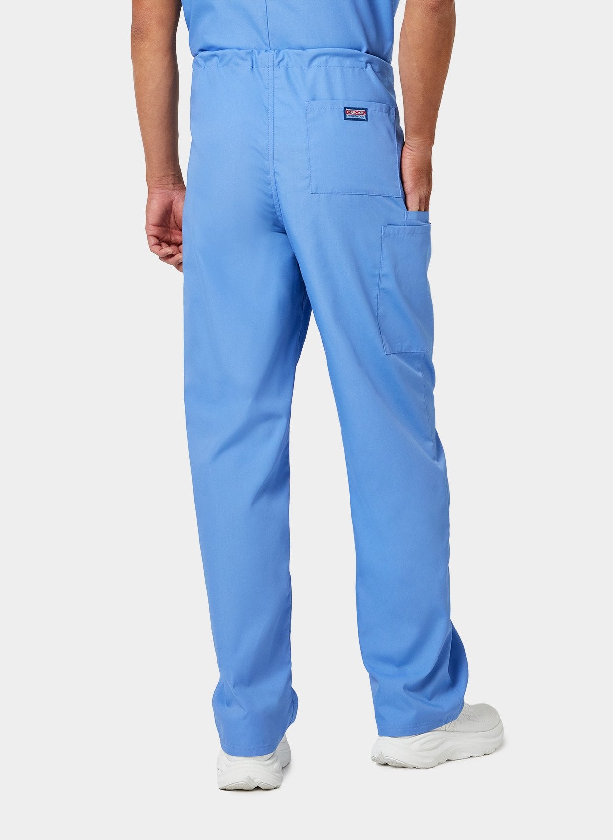 Cherokee Unisex Drawstring Scrub Trousers-Ceil