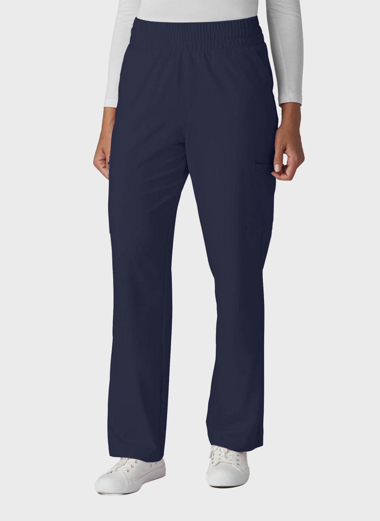 womans-scrub-trousers-koi-cureology-saylor-navy