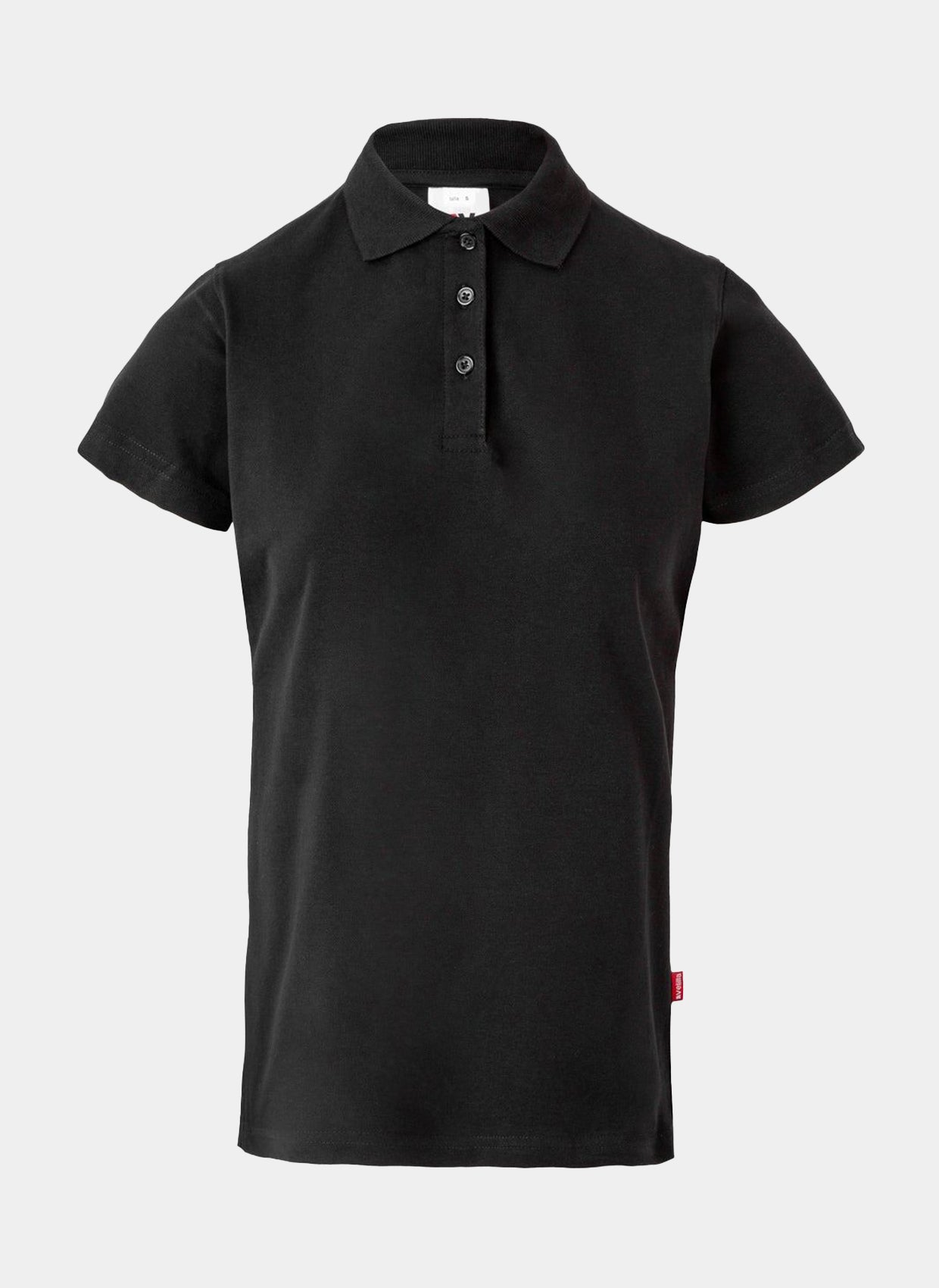 Woman's Stretch Polo Shirt - Black