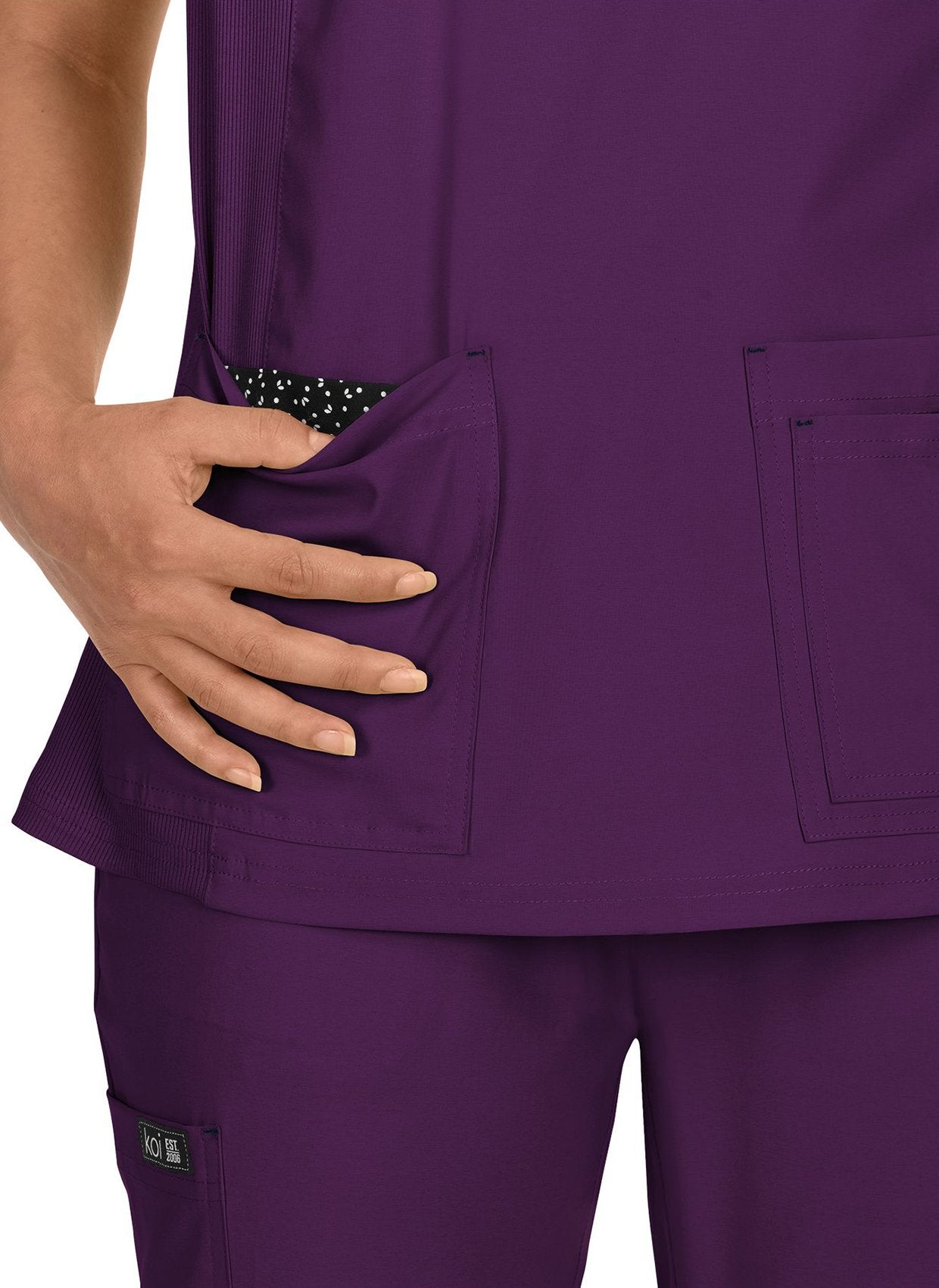 womens-koi-basics-katie-scrub-top-eggplant-3