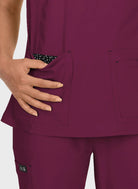 womens-koi-basics-katie-scrub-top-wine-3
