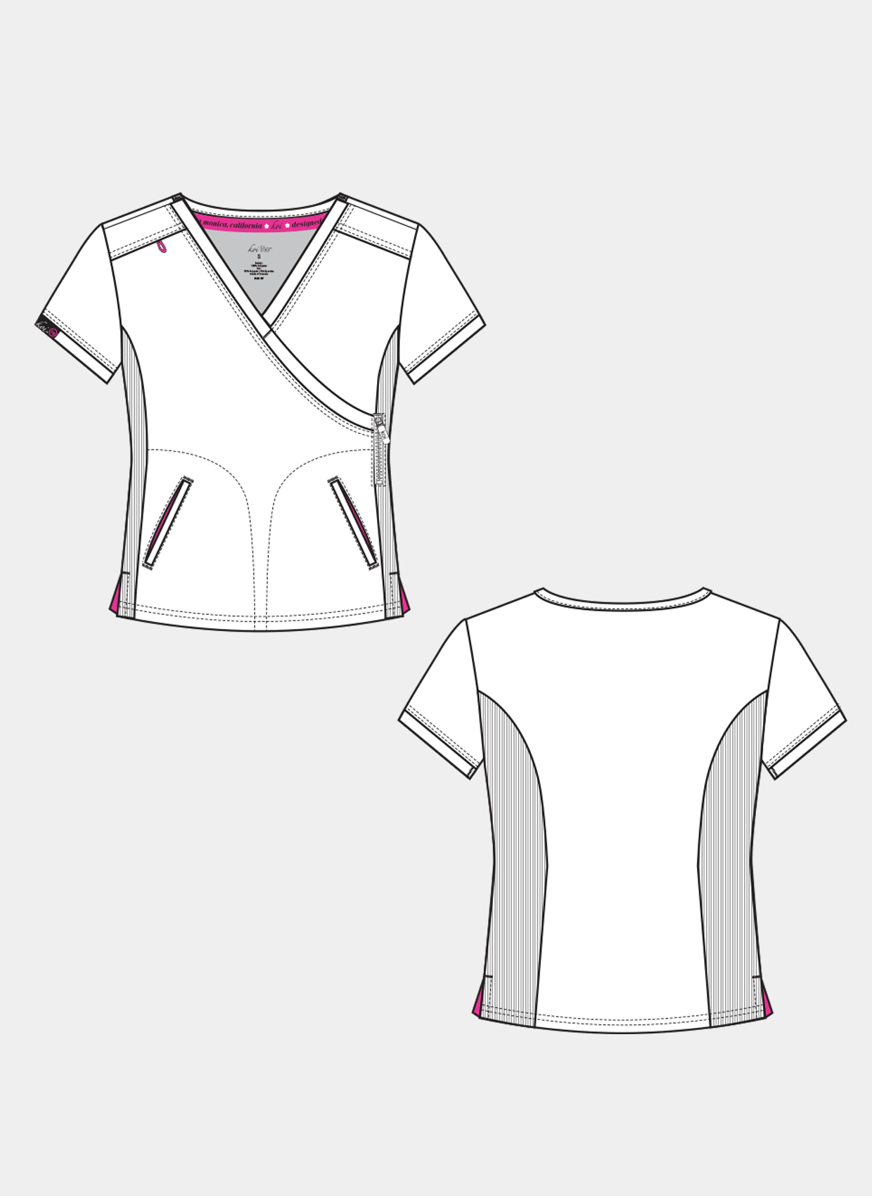 womens koi lite philosophy scrub top sketch