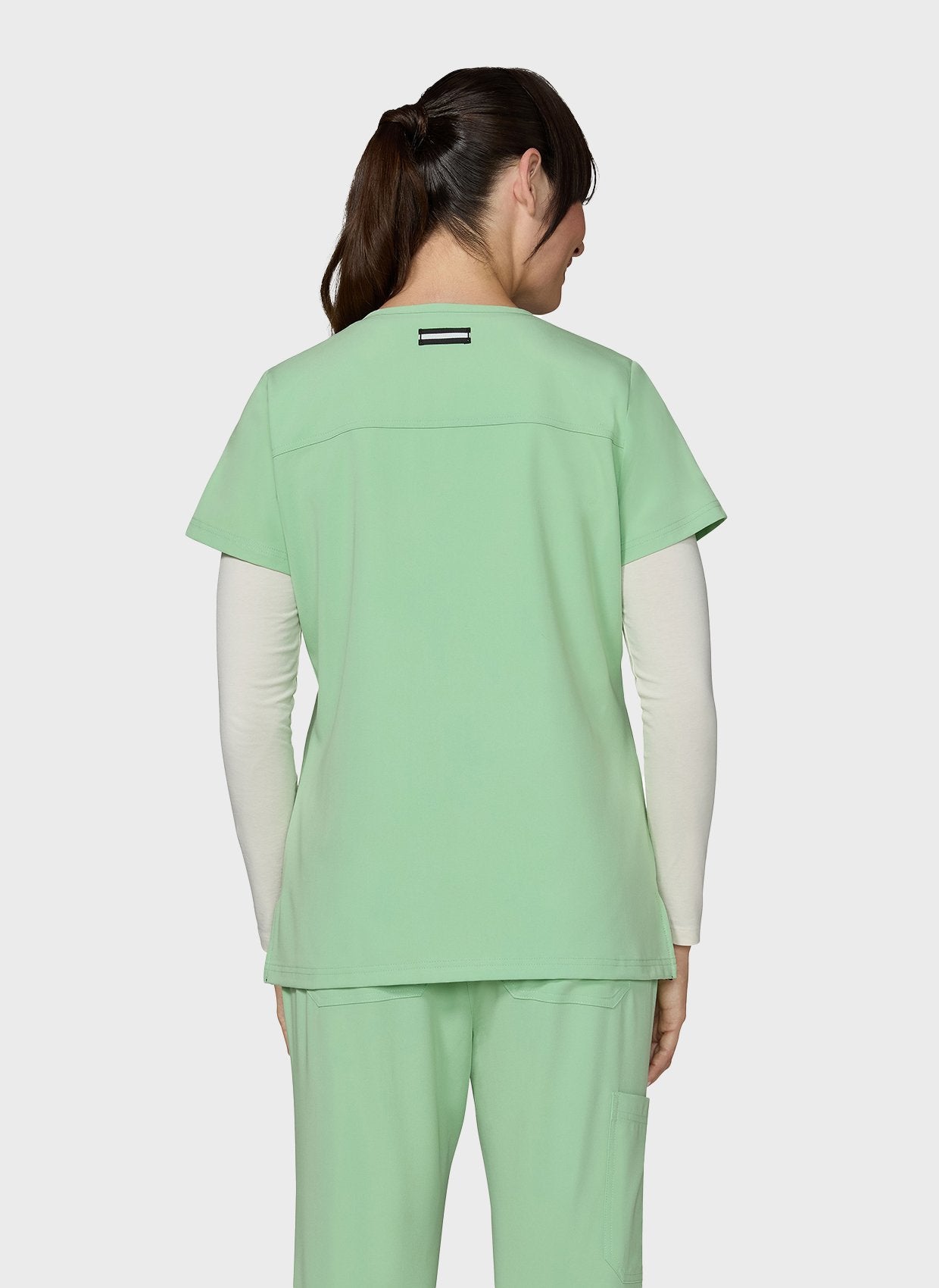 womens-koi-next-gen-hustle-and-heart-scrub-top-pistachio-1