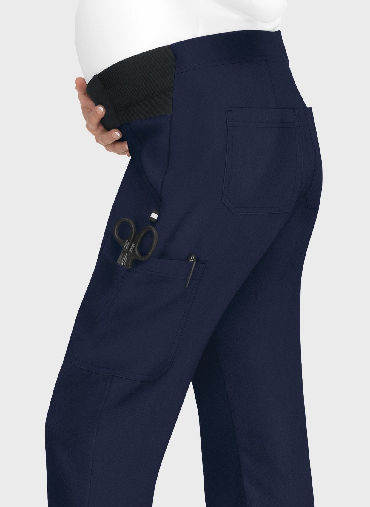 womens-koi-next-gen-on-the-move-maternity-scrub-trousers-navy-2
