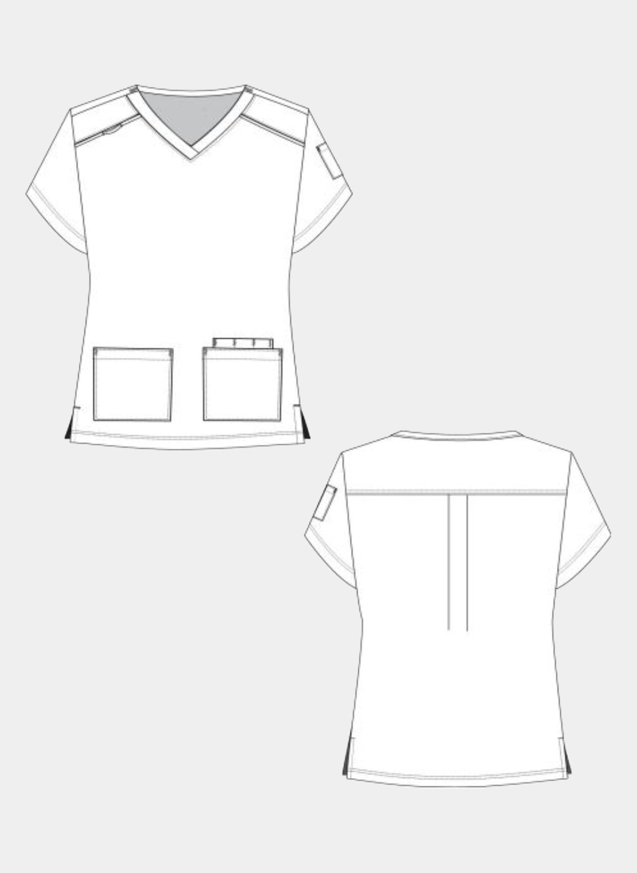 womens scrub top koi cureology cardi sketch