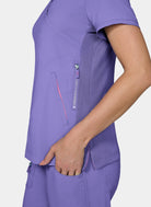 Koi Lite Philosophy Scrub Top - French Lavender