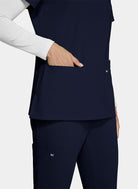 Koi Next Gen Hustle And Heart Scrub Top- navy
