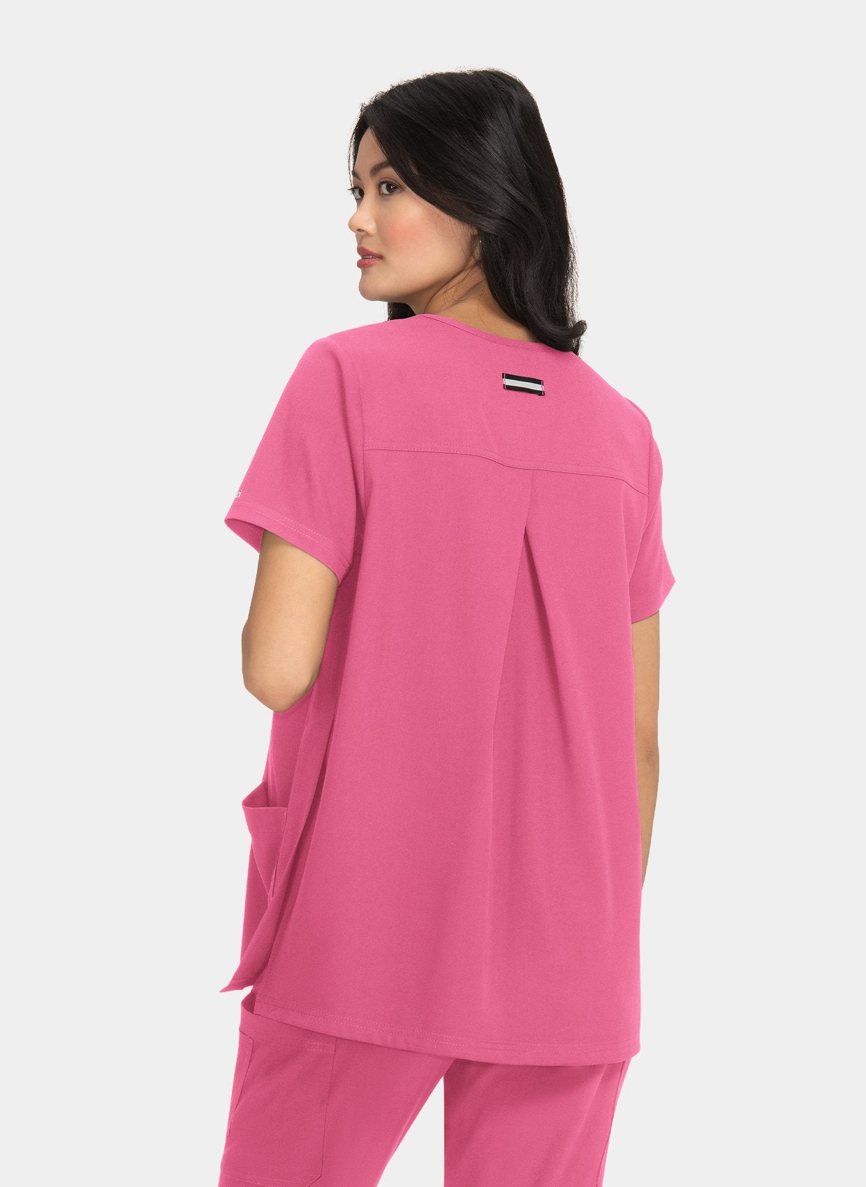 womens scrub top koi next gen onboard maternity rose 2