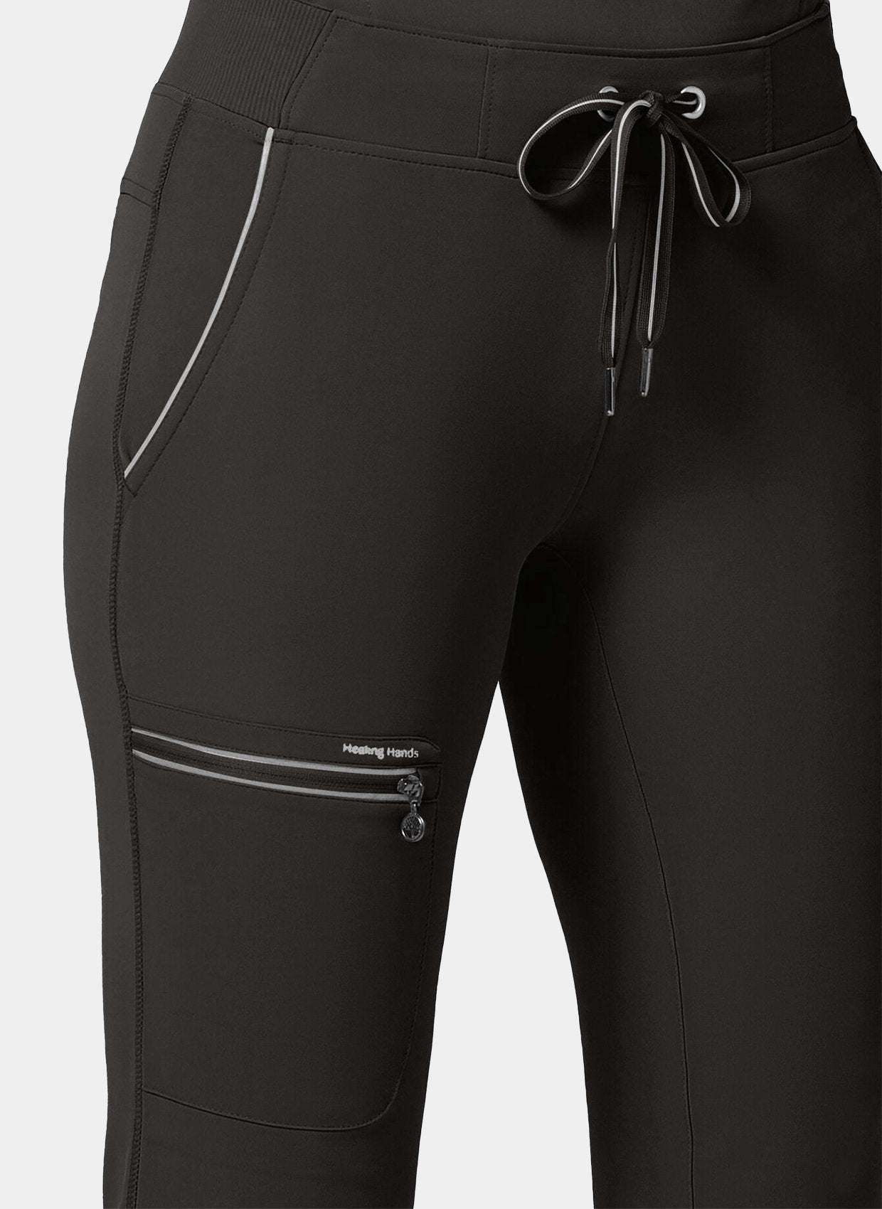 womens scrub trousers healing hands 360 nisha black