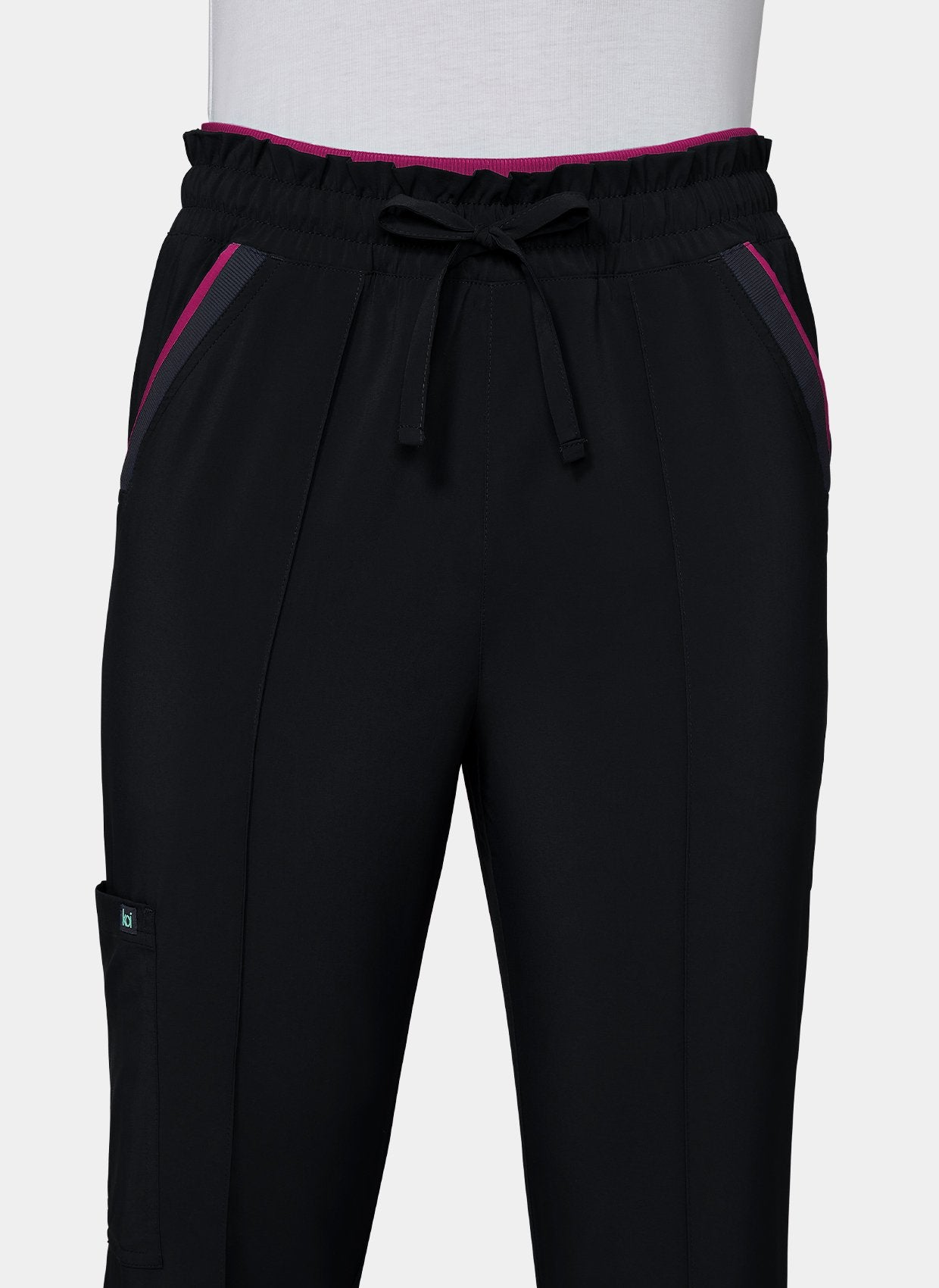 Women's Koi Basics Raelynn Scrub Trousers in Black