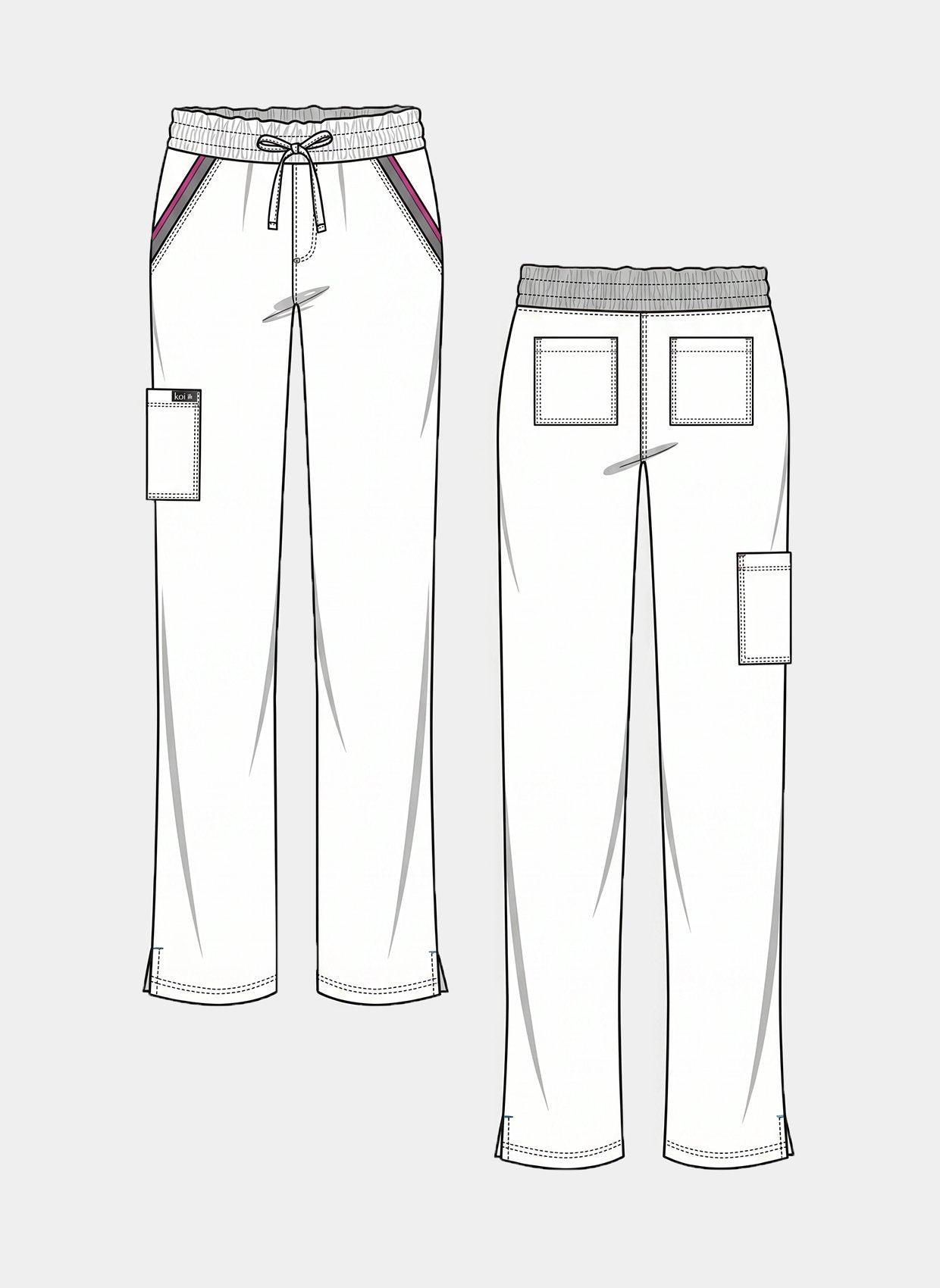 womens scrub trousers koi basics raelynn sketch