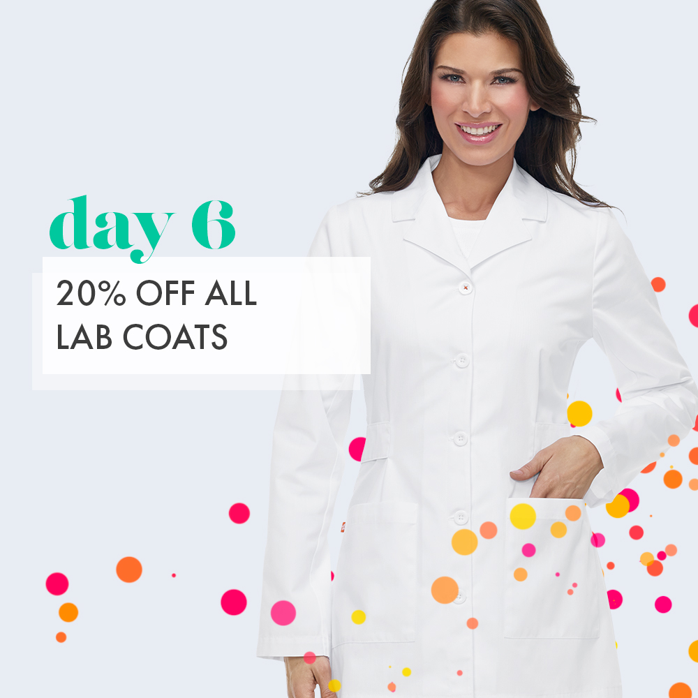 Day 6: 20% off Lab Coats