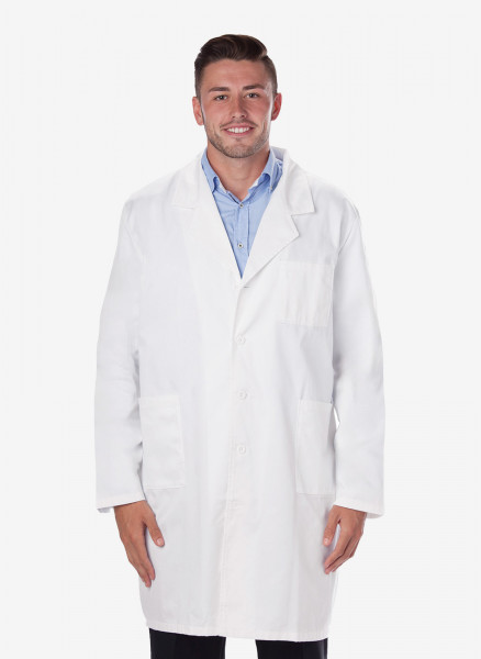 Prestige White Unisex Lab Coat