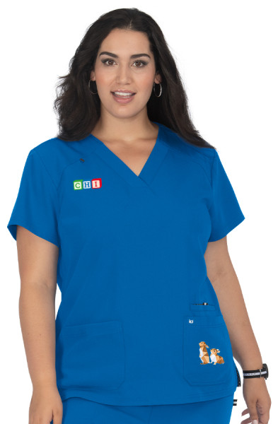 CHI Staff Nurse - Koi Next Gen Hustle And Heart Top