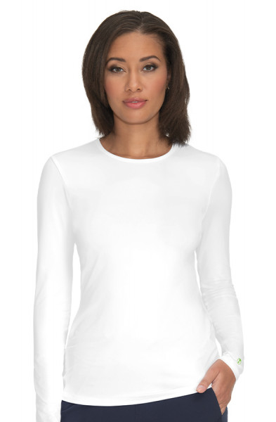 T-shirt médical femme Bien-être Planet Koi blanc