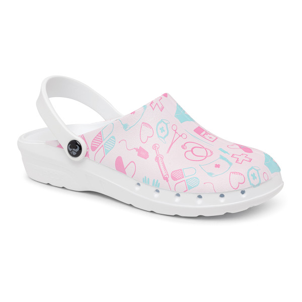 Suecos Oden Fusion Clogs - Medical (Pink)