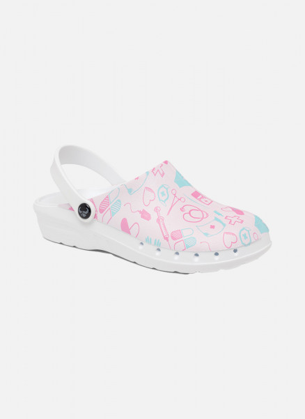 Suecos Oden Fusion Clogs - Medical (Pink)