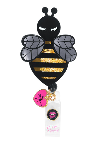 Koi Retractable Badge Reel - Bumble Bee