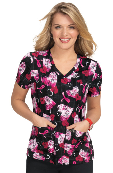 Koi Basics Leslie Top - Filled With Hearts - LIMITED EDITION
